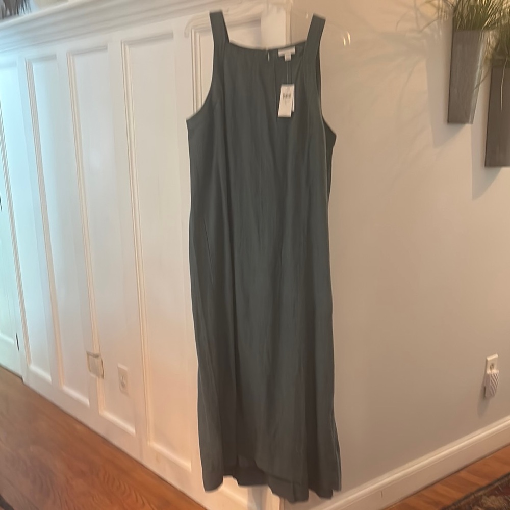 J. Jill Green linen maxi new with tags
